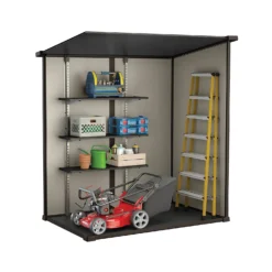 Keter Manor 6 X 4ft Outdoor Garden Pent Storage Shed - Beige/Brown -Garden Care Tools Deals Store 12808002 1285036177117919