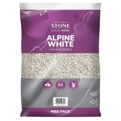 Stylish Stone Premium Alpine White Chippings - Midi Pack - 9kg -Garden Care Tools Deals Store 12808258 1944902947347578