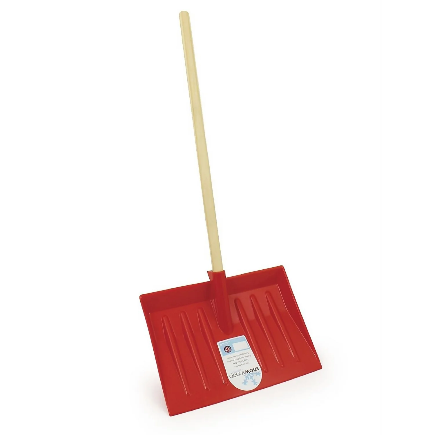 Charles Bentley Snow Scoop Shovel - Red 1 Charles Bentley Snow Scoop Shovel - Red