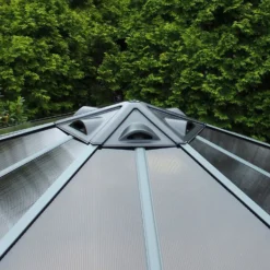 Palram - Canopia Monaco Hexagonal Garden Gazebo Grey -Garden Care Tools Deals Store 12810973 1374924173003792