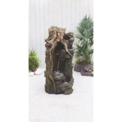 Stylish Fountains Forest Falls Including LEDS -Garden Care Tools Deals Store 12812573 1854833193159125