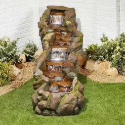 Stylish Fountains Bustling Waters Including LED Lights -Garden Care Tools Deals Store 12814089 1844957312425579
