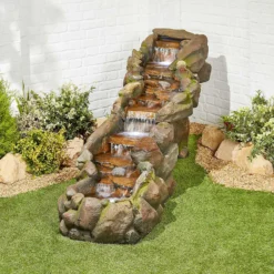 Stylish Fountains Bustling Waters Including LED Lights -Garden Care Tools Deals Store 12814089 4434957312326480