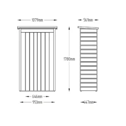 Forest Garden Wooden Tall Shiplap Pent Garden Store 9 Forest Garden Wooden Tall Shiplap Pent Garden Store -Garden Care Tools Deals Store 12814360 7754832980510941