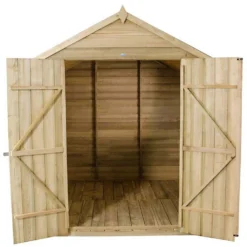 7x7ft Forest Wooden Overlap Pressure Treated Apex Shed -incl. Installation -Garden Care Tools Deals Store 12814920 2994845696902355