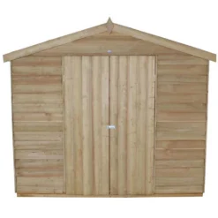 12x8ft Forest Wooden Overlap Pressure Treated Apex Shed -incl. Installation -Garden Care Tools Deals Store 12815043 1394845697640457