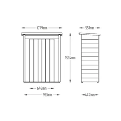 Forest (Installation Included) Wooden Pentagonal Garden Store -Garden Care Tools Deals Store 12815192 1924833198820263