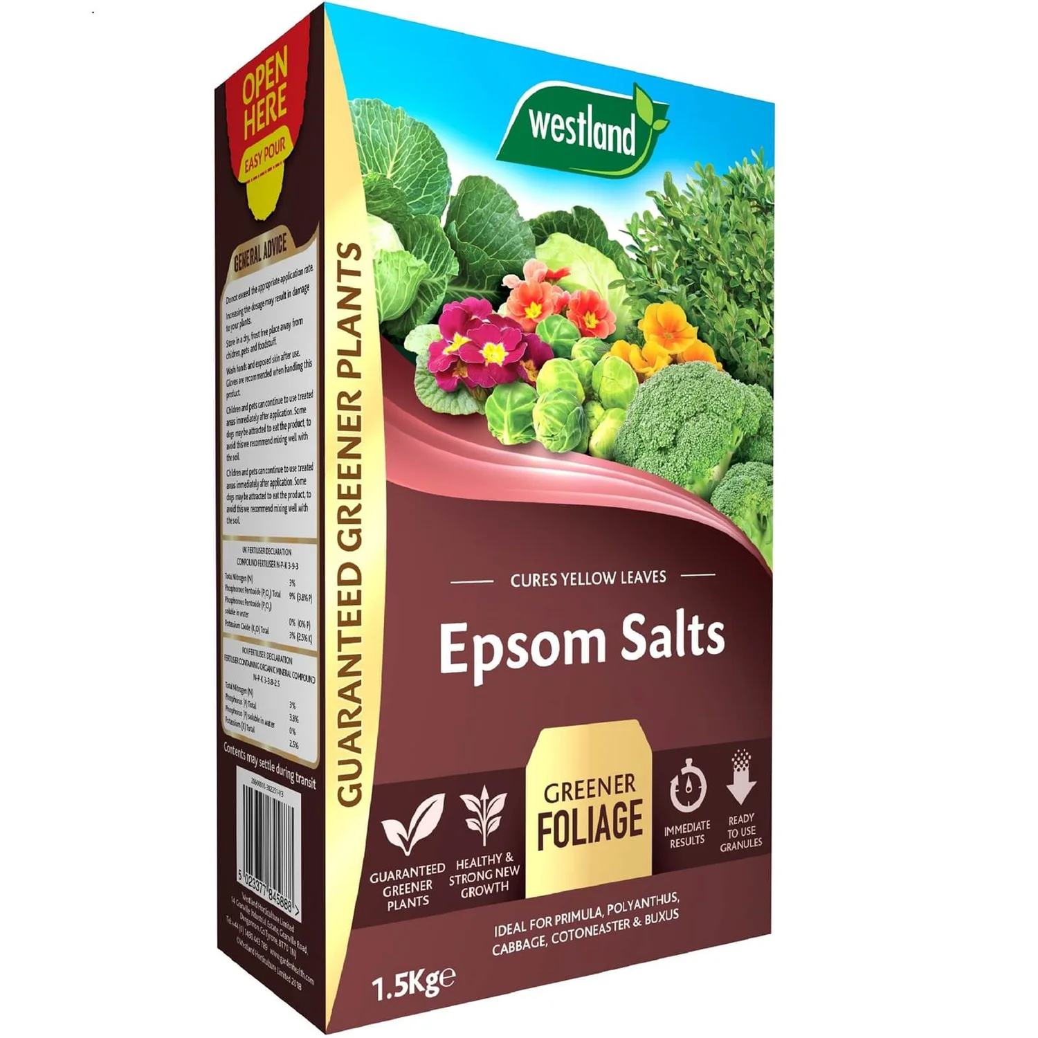 Westland Epsom Salts - 1.5kg 1 Westland Epsom Salts - 1.5kg