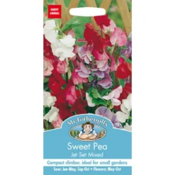Mr. Fothergill's Sweet Pea Jet Set Mixed Seeds