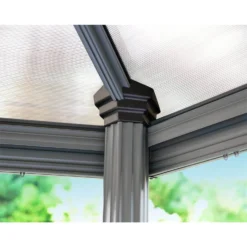 Palram - Canopia Roma Hexagonal Garden Gazebo Grey 11 Palram - Canopia Roma Hexagonal Garden Gazebo Grey -Garden Care Tools Deals Store 12821930 1024833174980112