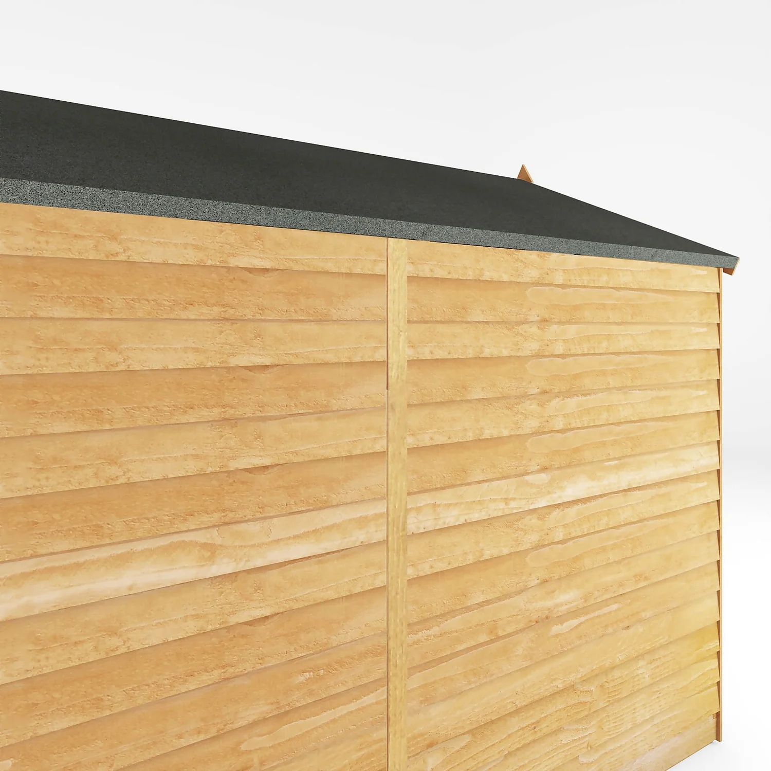 Mercia 8 X 6ft Overlap Apex Windowless Shed 5 Mercia 8 X 6ft Overlap Apex Windowless Shed - Image 5
