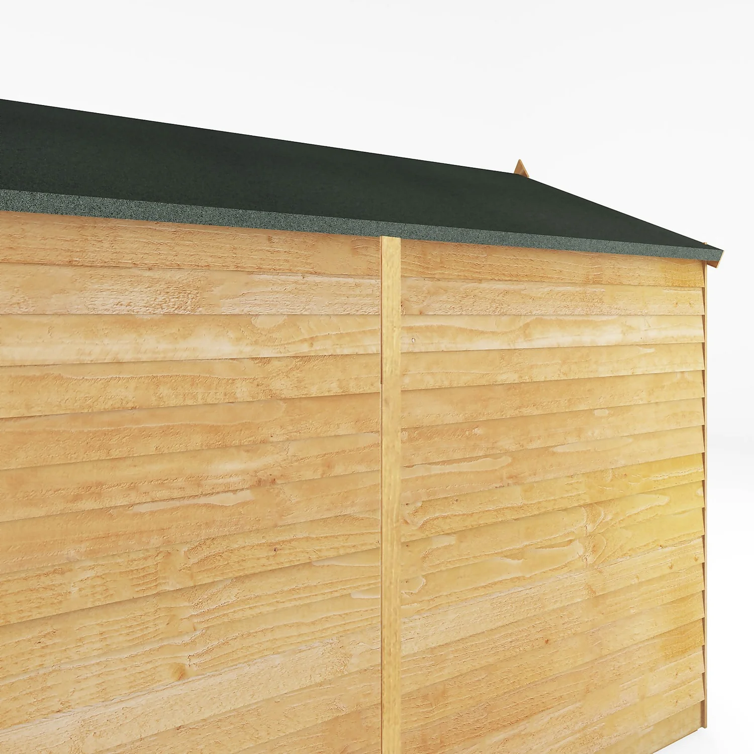 Mercia 8 X 6ft Overlap Double Door Apex Windowless Shed 5 Mercia 8 X 6ft Overlap Double Door Apex Windowless Shed - Image 5