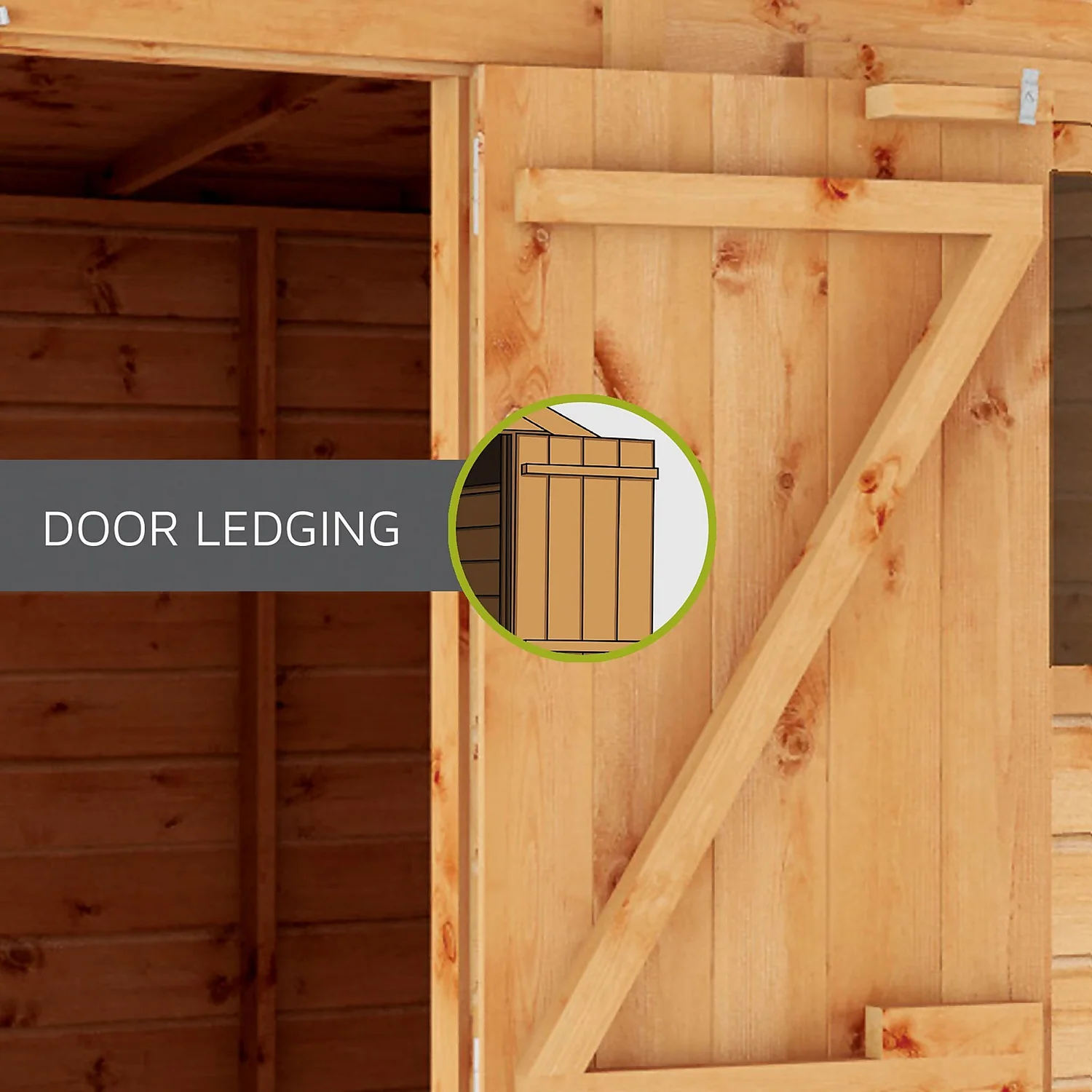 Mercia Overlap Pent Mowerstore 3x5ft 8 Mercia Overlap Pent Mowerstore 3x5ft - Image 8