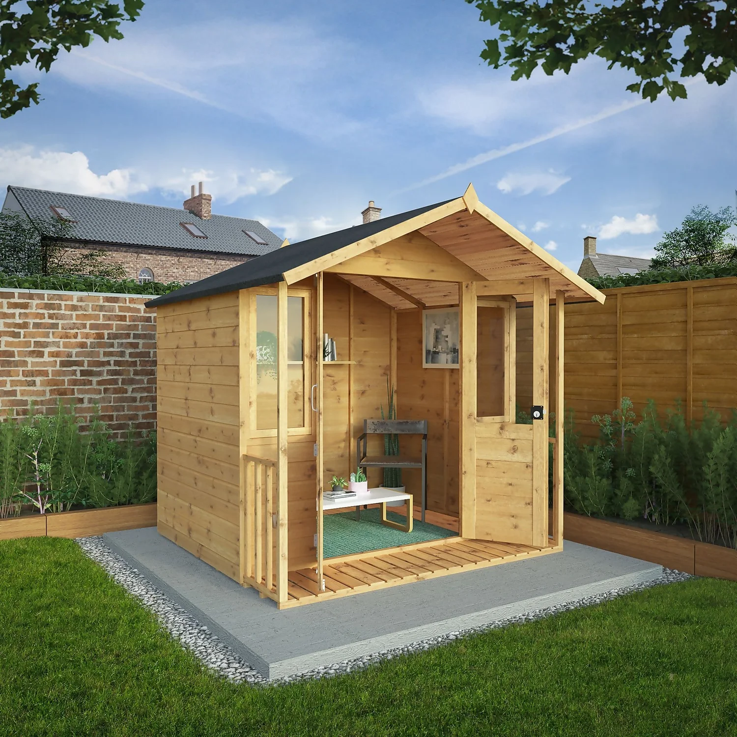 Mercia 7 X 7ft Traditional Summerhouse 2 Mercia 7 X 7ft Traditional Summerhouse - Image 2