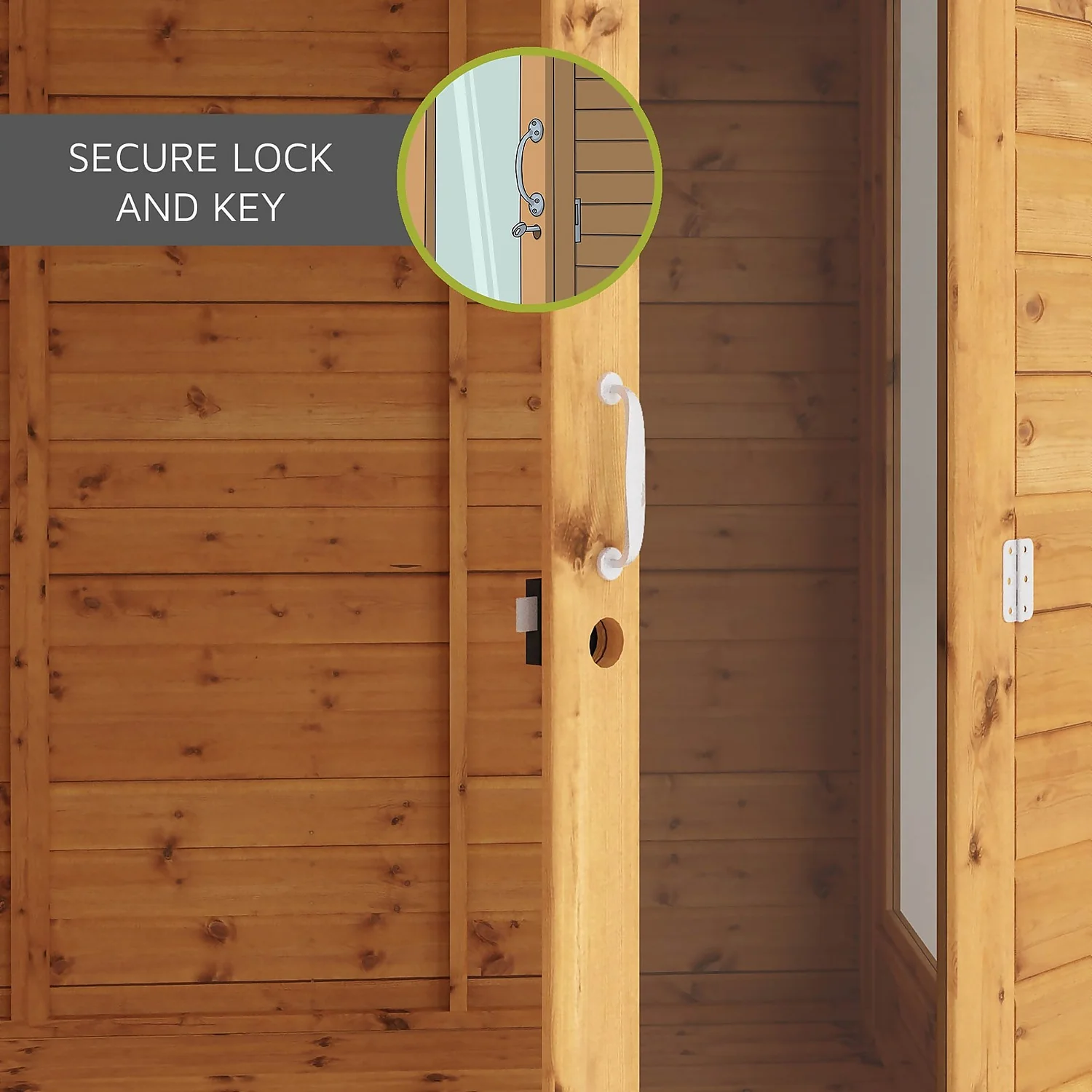 Mercia 7 X 7ft Traditional Summerhouse 7 Mercia 7 X 7ft Traditional Summerhouse - Image 7