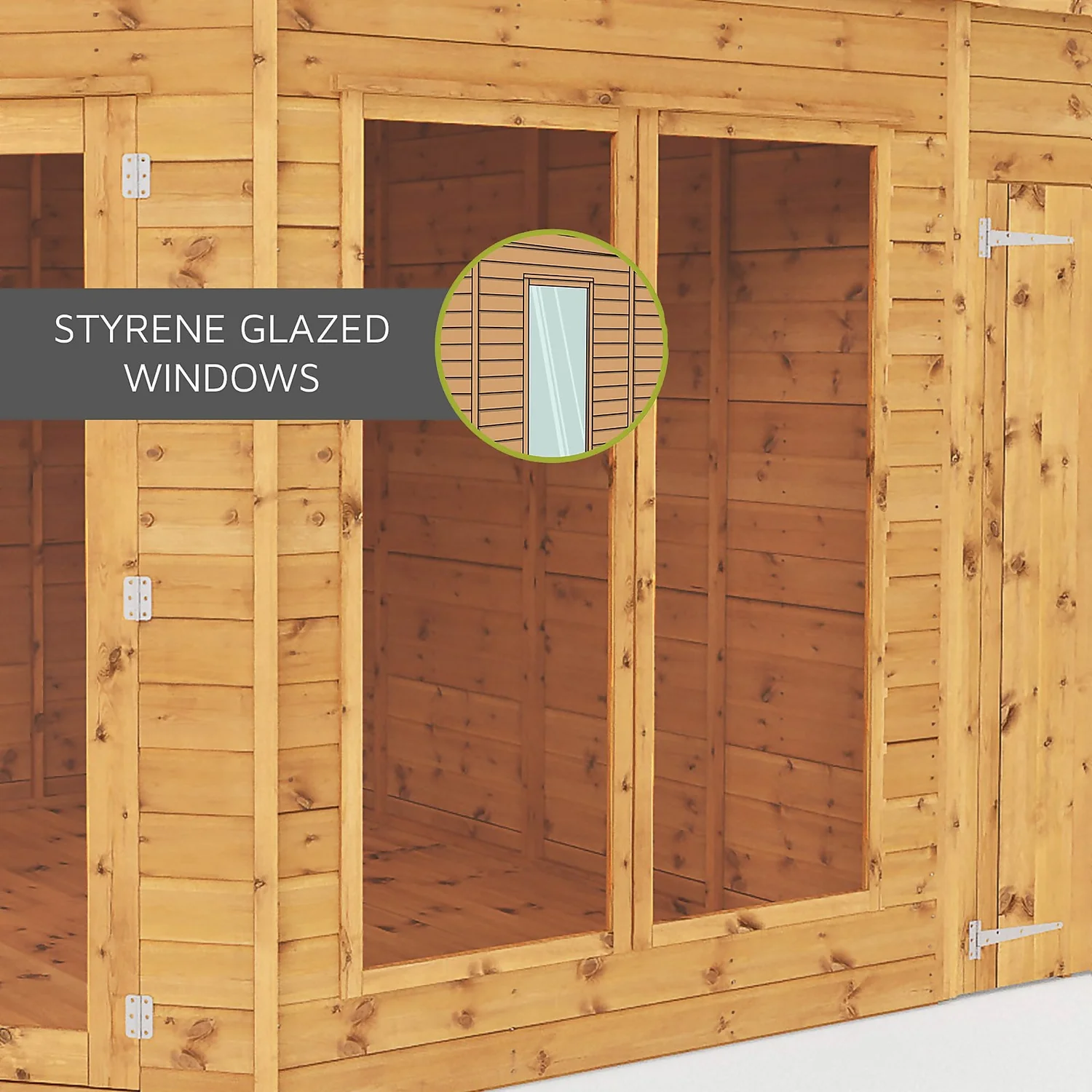 Mercia 7 X 7ft Traditional Summerhouse 9 Mercia 7 X 7ft Traditional Summerhouse - Image 9