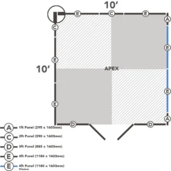 Forest 10 X 10ft Overlap Pressure Treated Double Door Apex Shed -Garden Care Tools Deals Store 12823849 1124833219425433