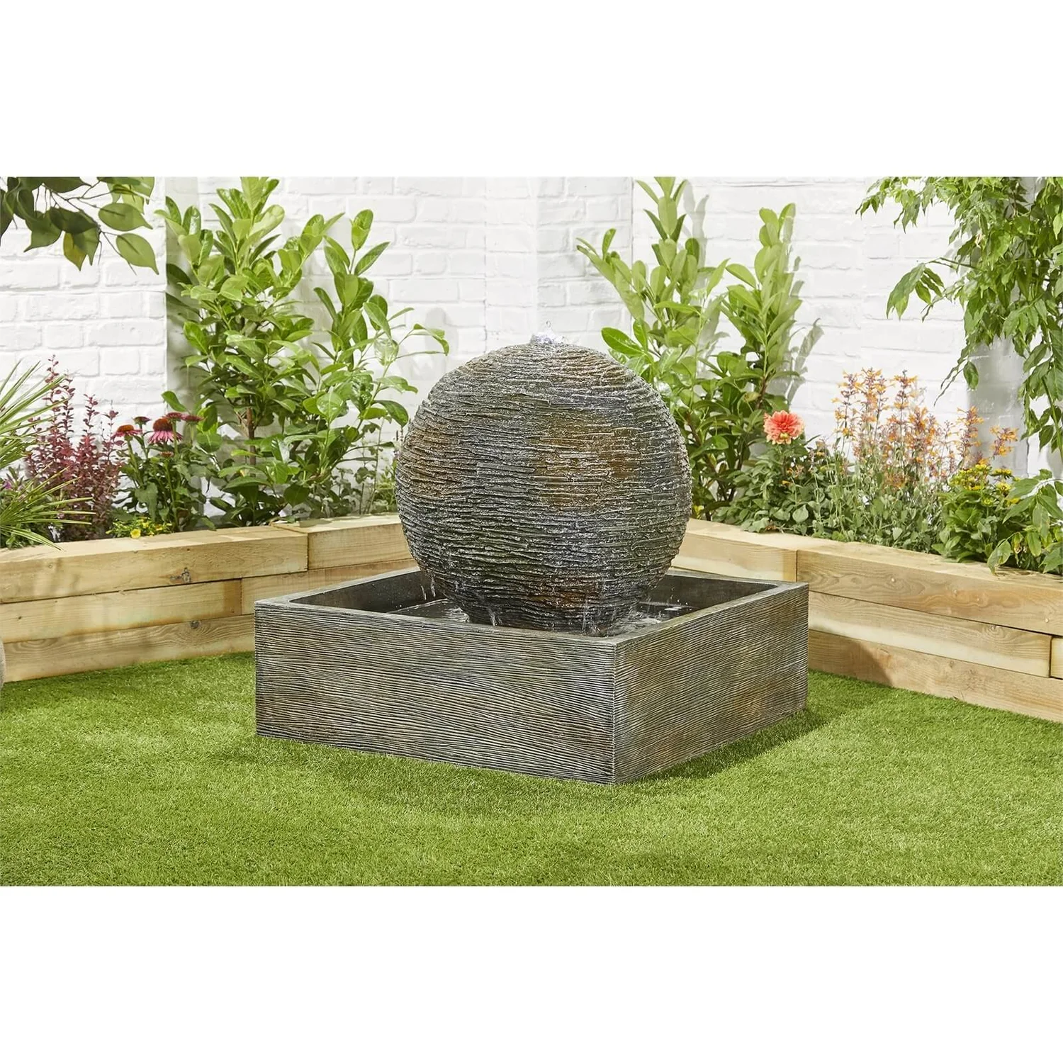 Stylish Fountain Dark Planet Water Feature With LEDs 2 Stylish Fountain Dark Planet Water Feature With LEDs - Image 2