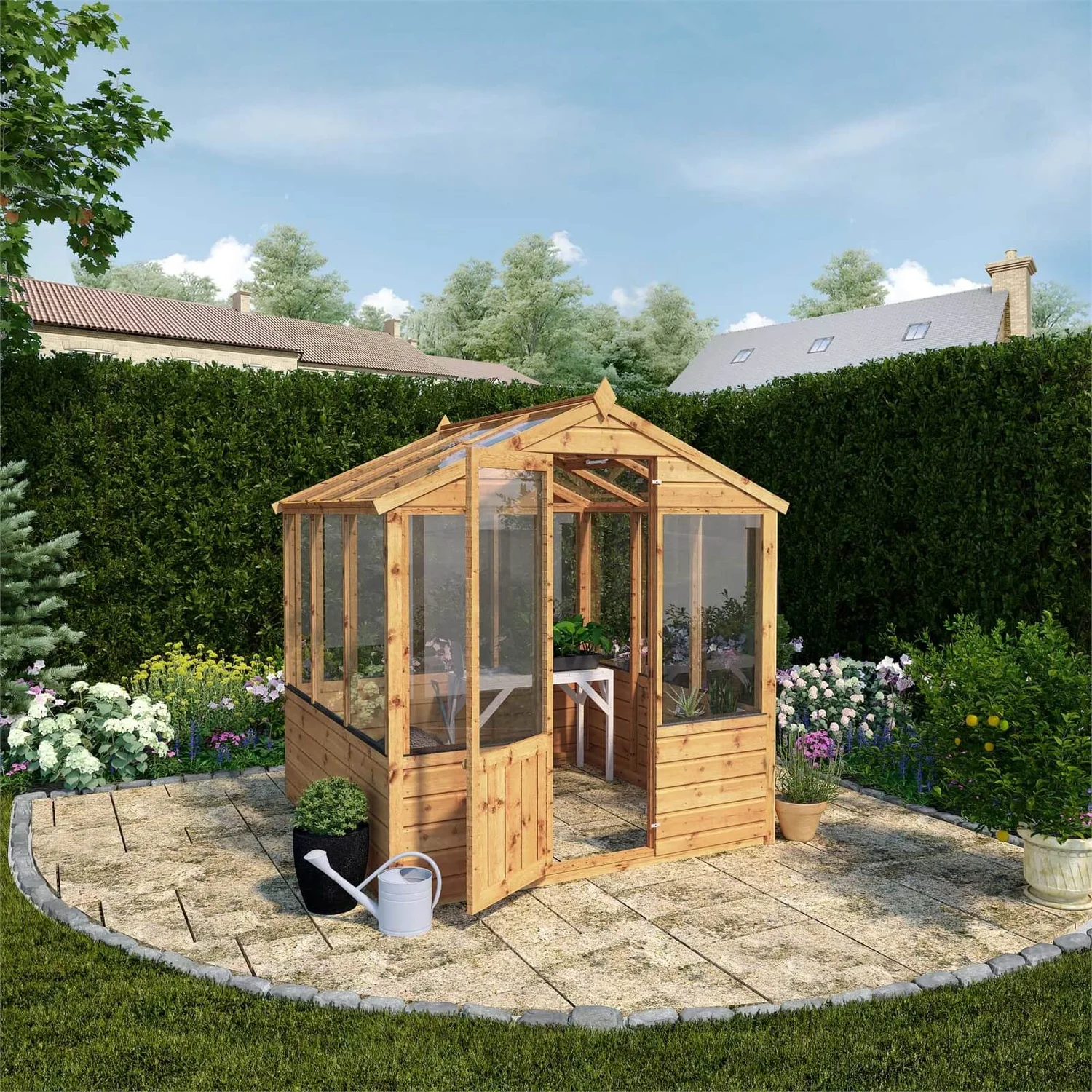 Mercia 6 X 6ft Traditional Greenhouse - Incl. Installation 2 Mercia 6 X 6ft Traditional Greenhouse - Incl. Installation - Image 2