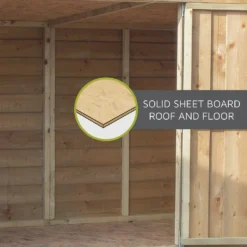 Mercia 6 X 3ft Overlap Pent Bike Shed - Incl. Installation -Garden Care Tools Deals Store 12825544 5934989186503271