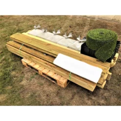 None Swift Deck Complete Decking Kit - Corner - 4.75 X 4.7m -Garden Care Tools Deals Store 12826414 9304833224452101
