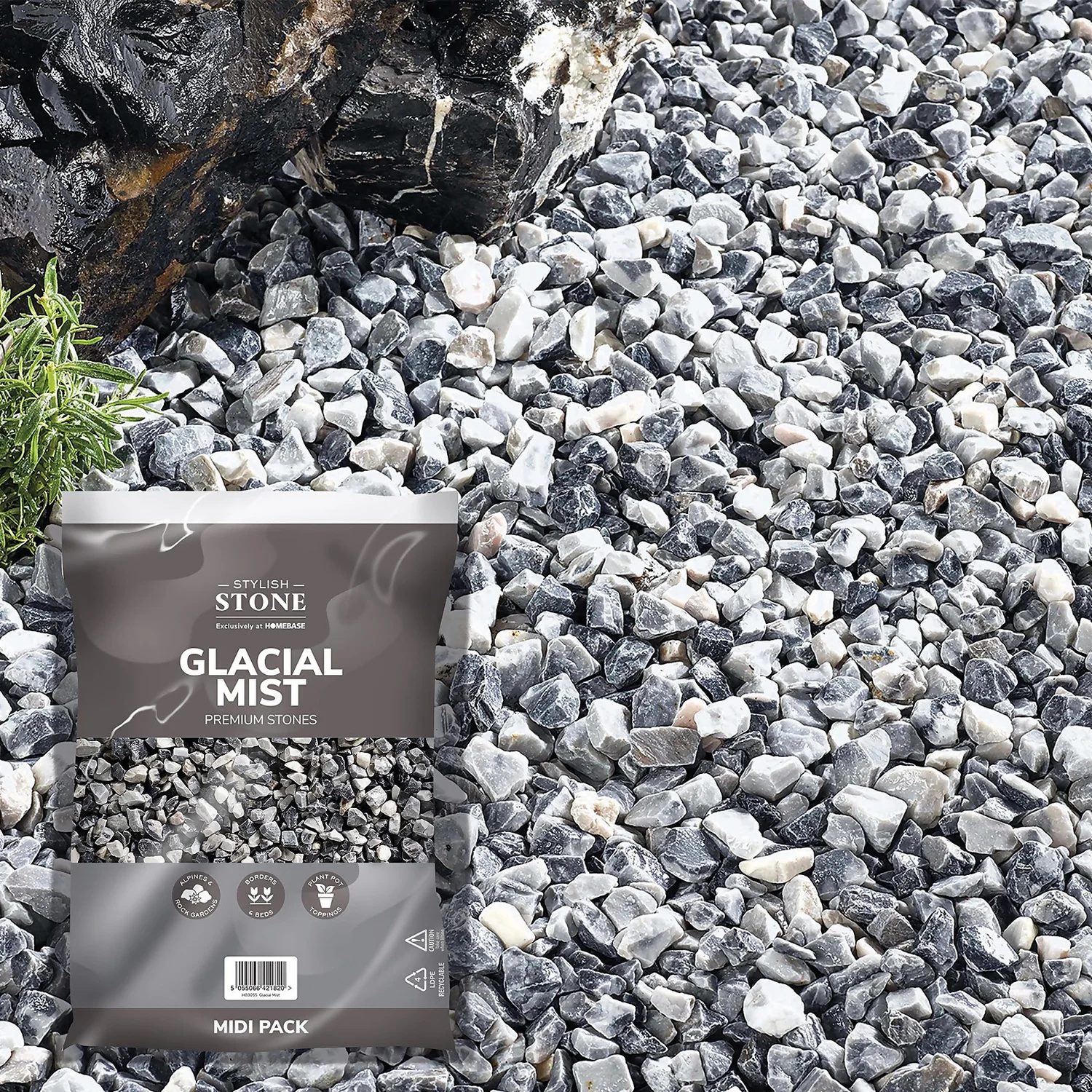 Stylish Stone Glacial Mist -Midi Pack - 9kg 1 Stylish Stone Glacial Mist -Midi Pack - 9kg