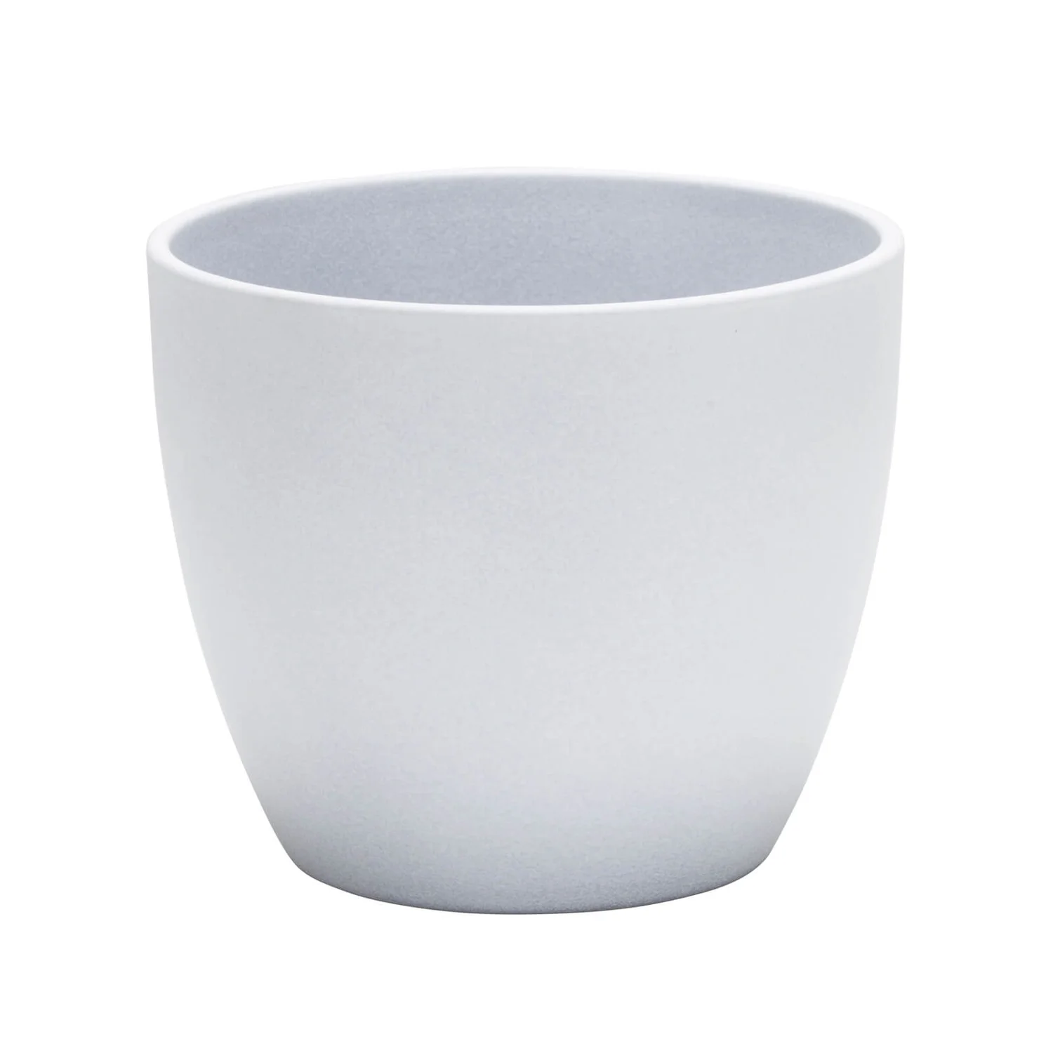 Grey Stone Ceramic Cover Pot - 11cm 1 Grey Stone Ceramic Cover Pot - 11cm