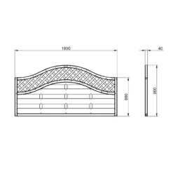 1.8m X 0.9m Pressure Treated Decorative Europa Prague Fence Panel - Pack Of 3 -Garden Care Tools Deals Store 12832747 1004833195975468