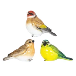 None Resin Blue Tit, Chaffinch & Robin Birds