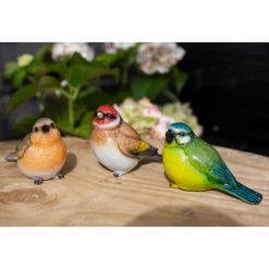None Resin Blue Tit, Chaffinch & Robin Birds -Garden Care Tools Deals Store 12832873 7575025282540384