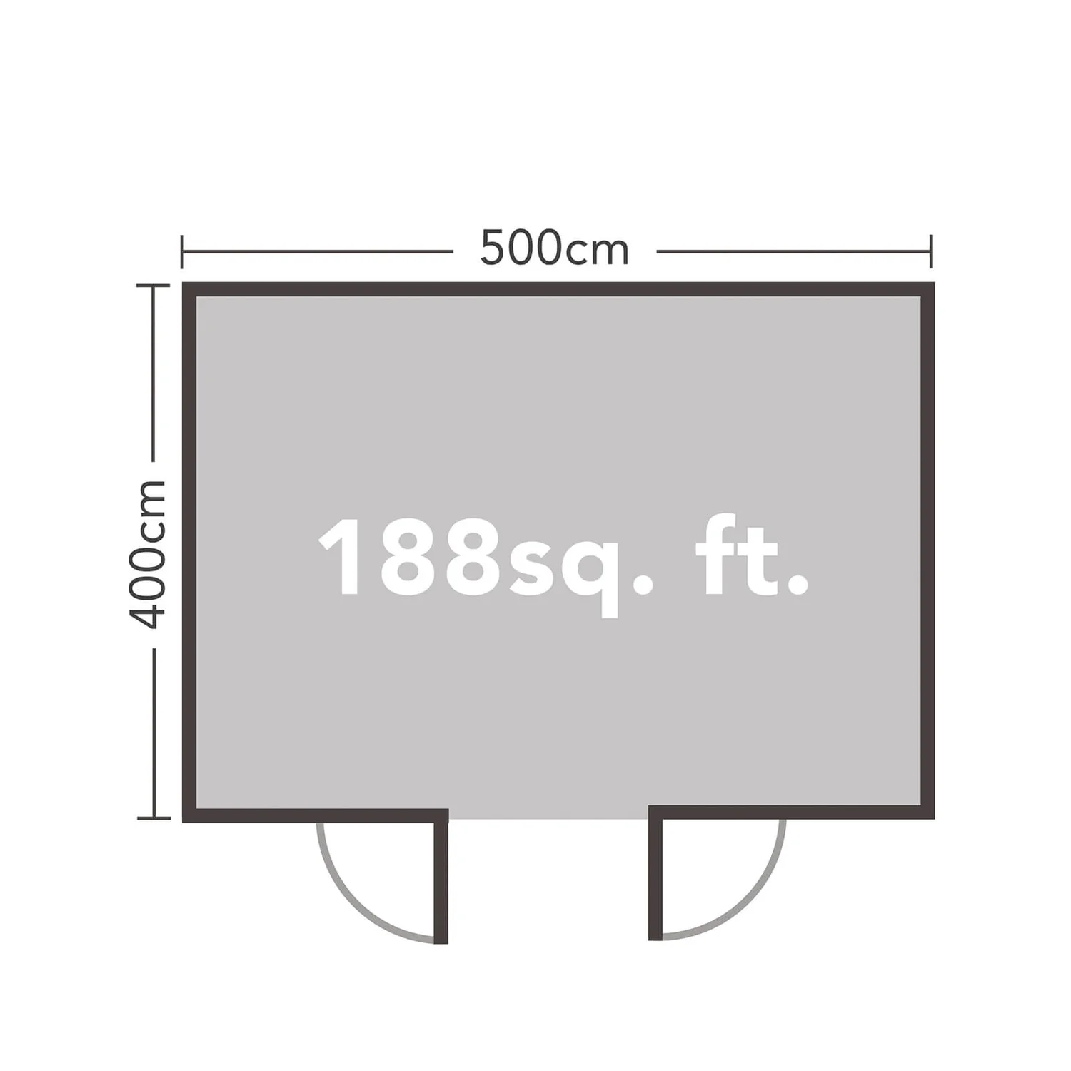 Forest Mendip 5.0m X 4.0m Log Cabin Double Glazed, 24kg Polyester Felt, Plus Underlay - Installation Included 10 Forest Mendip 5.0m X 4.0m Log Cabin Double Glazed, 24kg Polyester Felt, Plus Underlay - Installation Included - Image 10