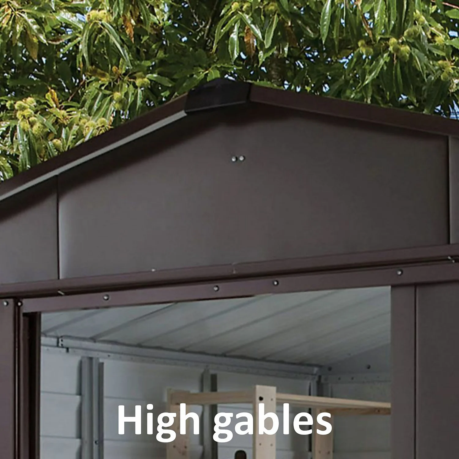 Yardmaster 10x6ft Shiplap Metal Shed 4 Yardmaster 10x6ft Shiplap Metal Shed - Image 4