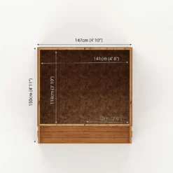 Country Living 5 X 5ft Wellow Playhouse Painted + Installation - Thorpe Towers -Garden Care Tools Deals Store 12881626 1435027554266519