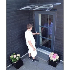 None Cambridge 1200X700 Silver Door Canopy -Garden Care Tools Deals Store 12882255 2994843527512079
