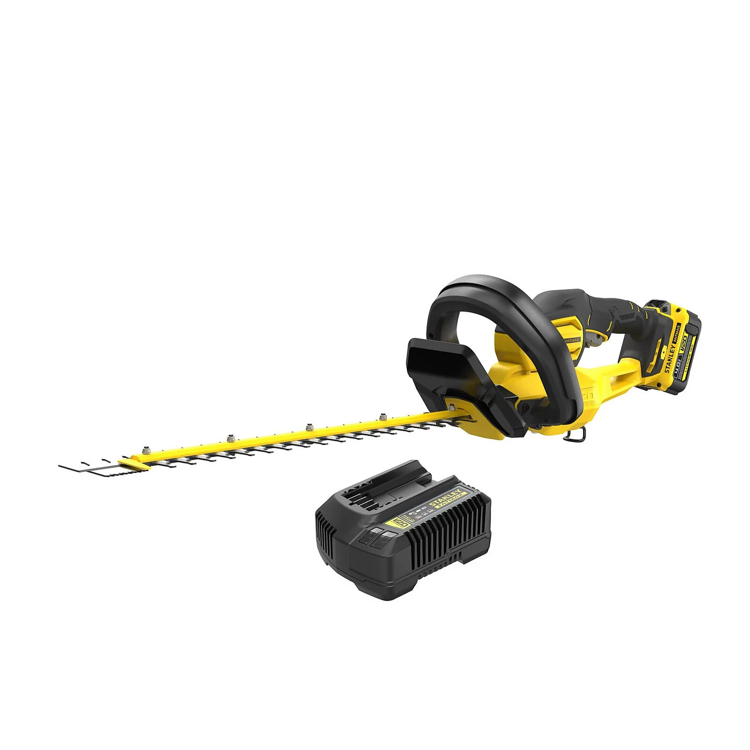 STANLEY FATMAX V20 18V Cordless Hedge Trimmer 55cm (Sfmcht855M1-Gb) 1 STANLEY FATMAX V20 18V Cordless Hedge Trimmer 55cm (Sfmcht855M1-Gb)