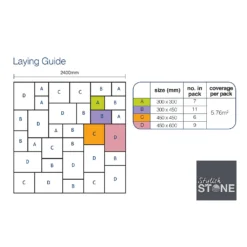 Stylish Stone Belfrey Paving Patio Kit 5.76sq M - Rustic Sage -Garden Care Tools Deals Store 12883887 1544849855091409