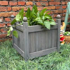 Homebase Medium Wooden Planter Grey 7 Homebase Medium Wooden Planter Grey -Garden Care Tools Deals Store 12885225 2145013038344101