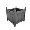 Homebase Large Wooden Planter Grey