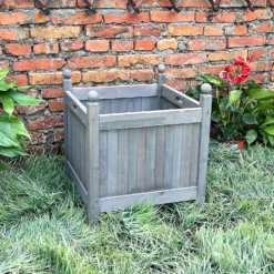 Homebase Large Wooden Planter Grey 7 Homebase Large Wooden Planter Grey -Garden Care Tools Deals Store 12885228 9875013038355126