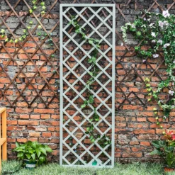 1.8m X 60cm Wooden Trellis Panel - Green 5 1.8m X 60cm Wooden Trellis Panel - Green -Garden Care Tools Deals Store 12885322 8735013038776833
