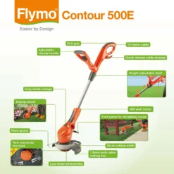 Flymo Contour Electric Grass Trimmer - 25cm -Garden Care Tools Deals Store 12885912 1174856528981016
