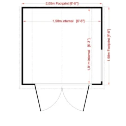 Shire Barn Style Shed - 7 X 7ft -Garden Care Tools Deals Store 12886994 6934849861329264