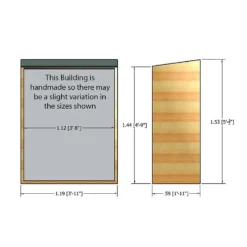 Shire Garden Store Shiplap - 4x2ft -Garden Care Tools Deals Store 12887188 2024851572700855