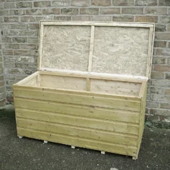 Shire Tongue & Groove Wooden Storage Box - 4x2ft -Garden Care Tools Deals Store 12887189 8334851576604755
