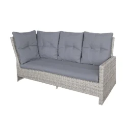 Mortimer Grey Rattan Garden Corner Sofa Set -Garden Care Tools Deals Store 12887790 3255047776533844