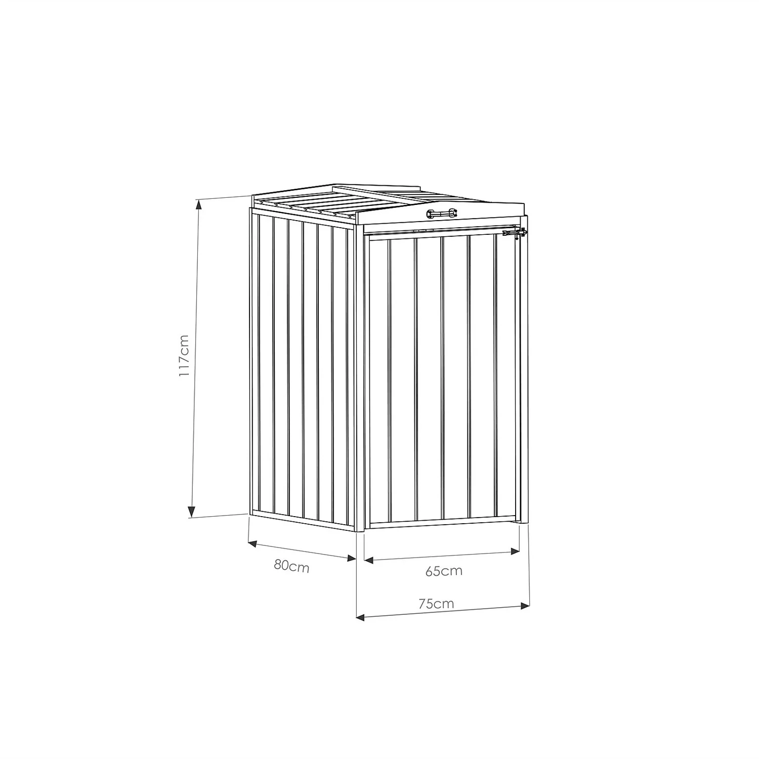 Mercia Single Bin Store 7 Mercia Single Bin Store - Image 7