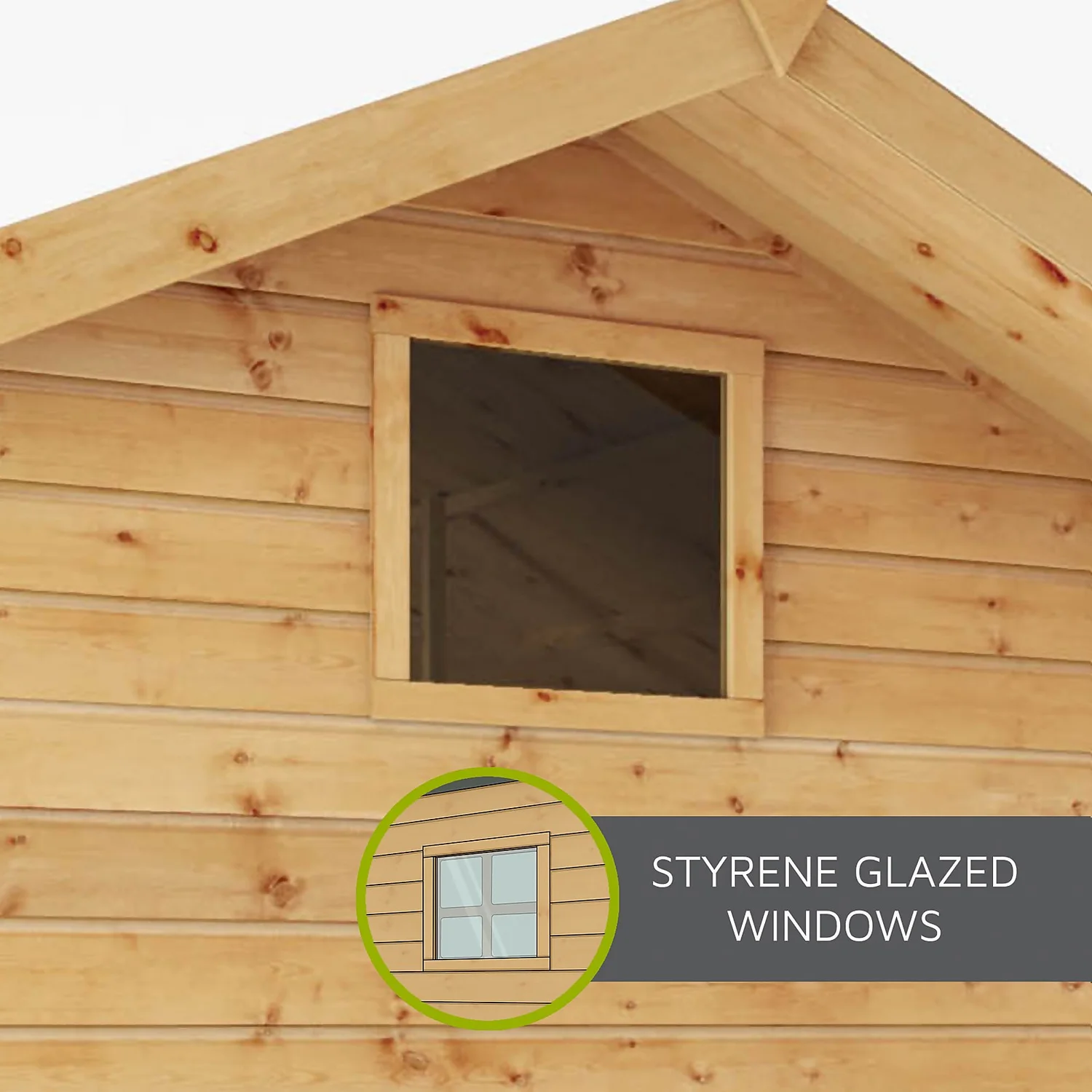 Mercia 5'9ft X 5'8ft Pent Style Wooden Playhouse 7 Mercia 5'9ft X 5'8ft Pent Style Wooden Playhouse - Image 7