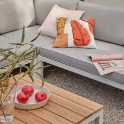 Spirit Metal Garden Corner Sofa Set - Grey -Garden Care Tools Deals Store 12889918 1424846181006982