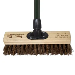 Charles Bentley Charnwood Bassine Wooden Garden Broom - 300mm -Garden Care Tools Deals Store 12890894 1654915831672224
