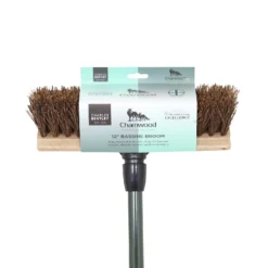 Charles Bentley Charnwood Bassine Wooden Garden Broom - 300mm -Garden Care Tools Deals Store 12890894 2054915831703787